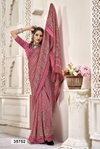 Chitrashala By Vallabhi Moss Georgette Floral Print With Sawrovski Work Saree Online Wholesale